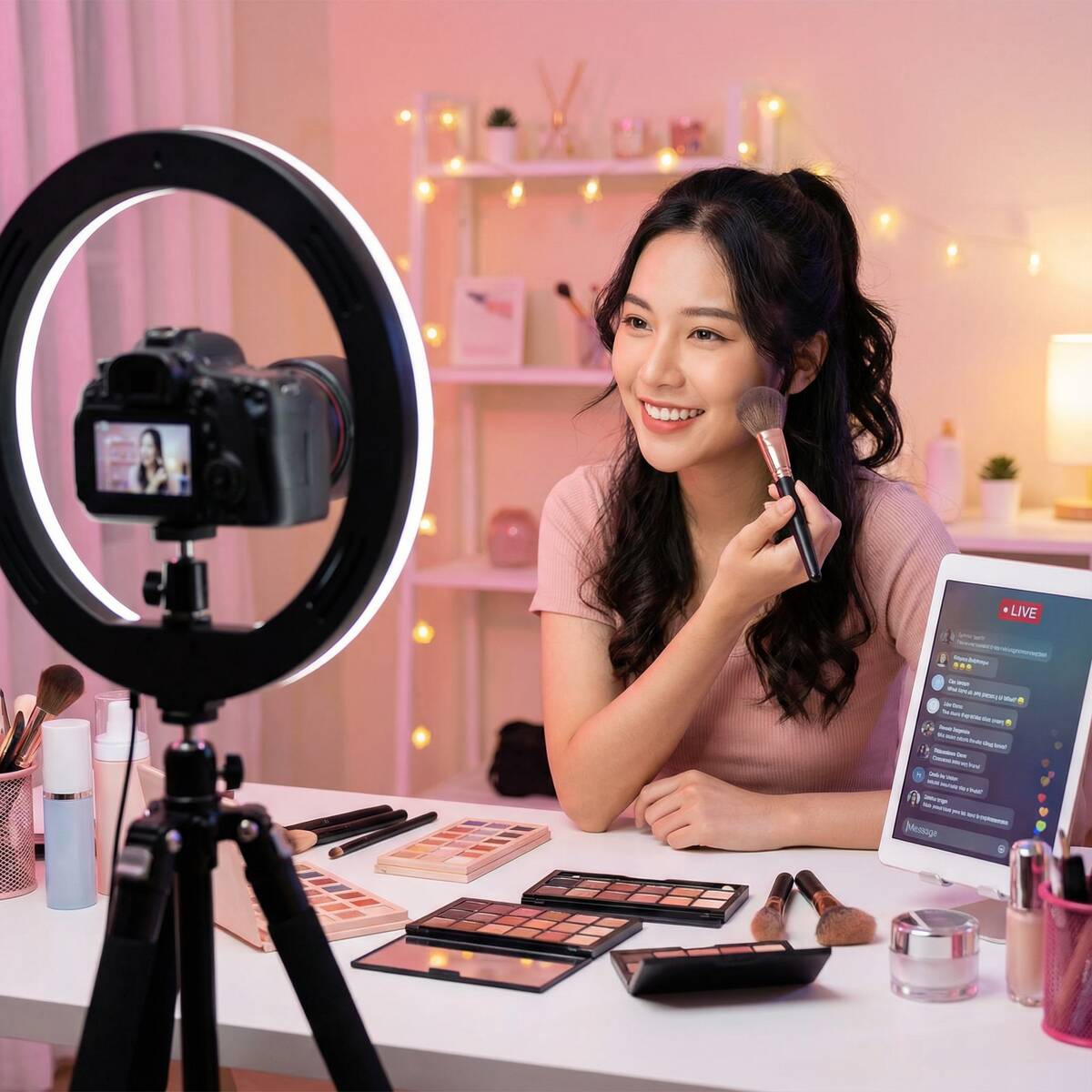 萝莉岛美妆视频